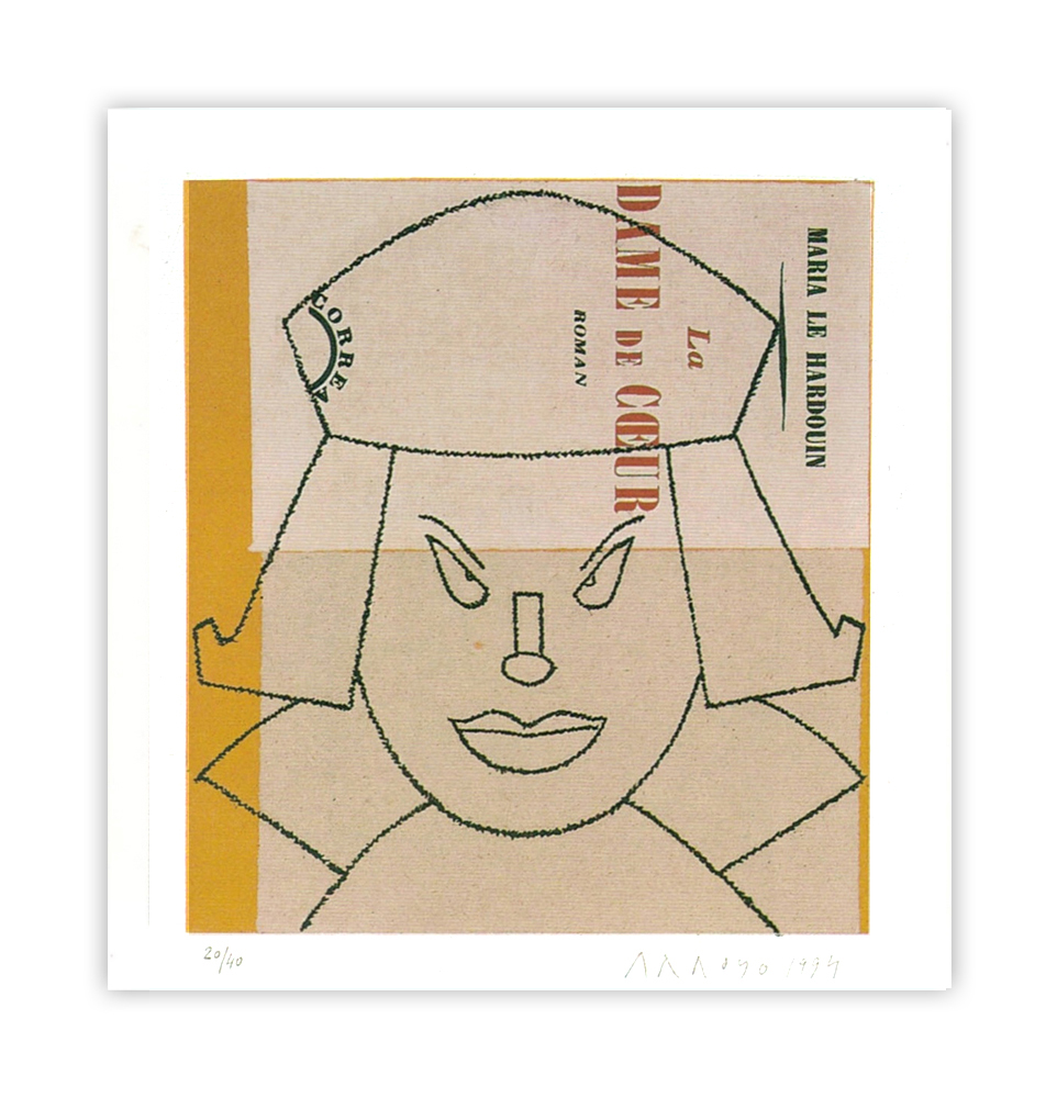 Obras de Eduardo Arroyo - Dame De Coeur 